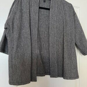 Eileen Fisher Gray Kimono Jacket XS